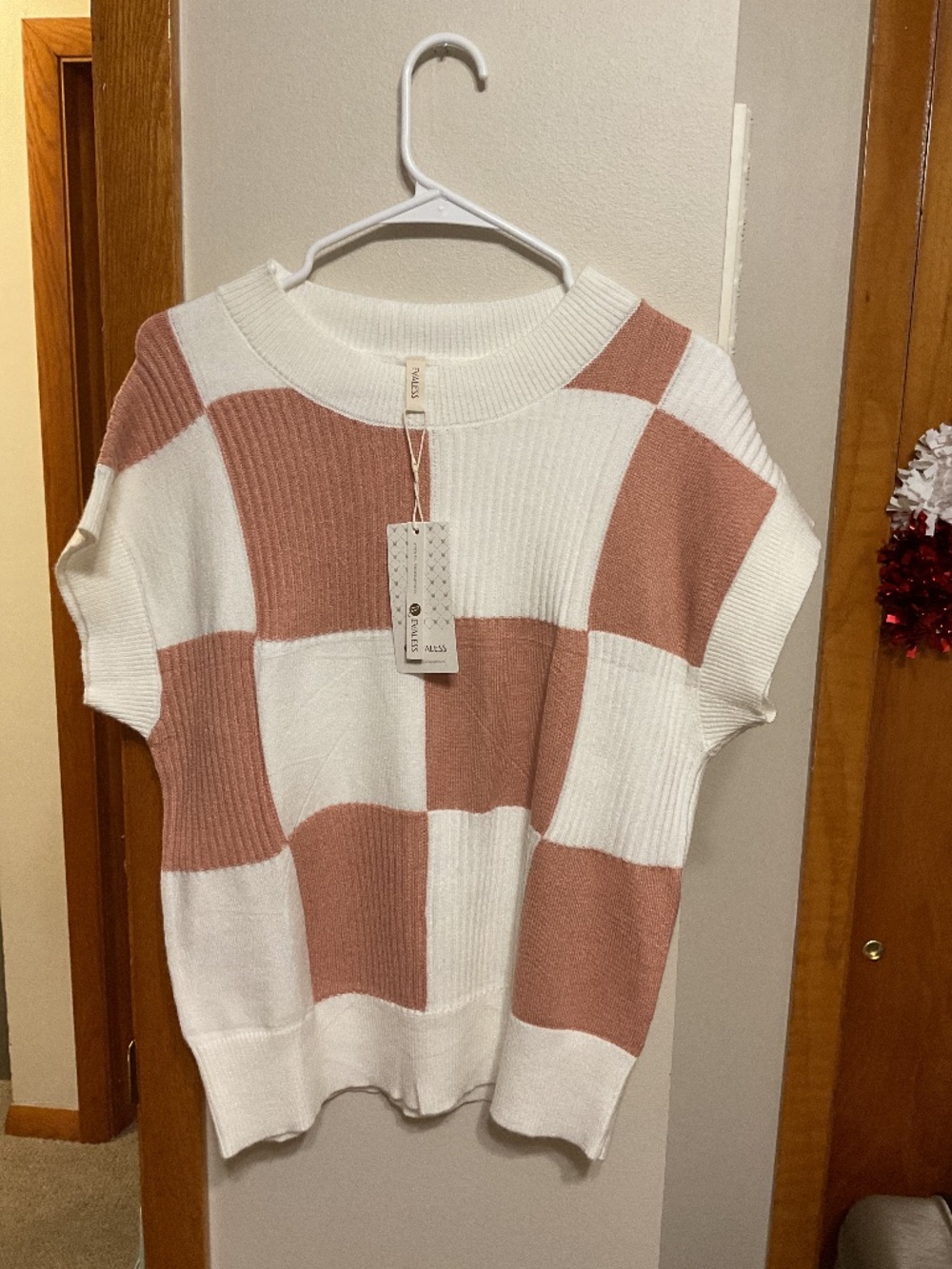 NWT short sleeve sweater